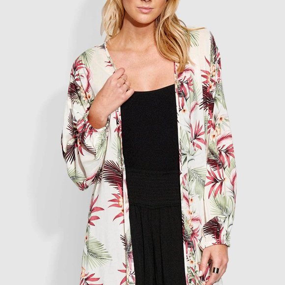 NWT Seafolly X Revolve Ocean Alley Kimono Size L - Picture 1 of 12